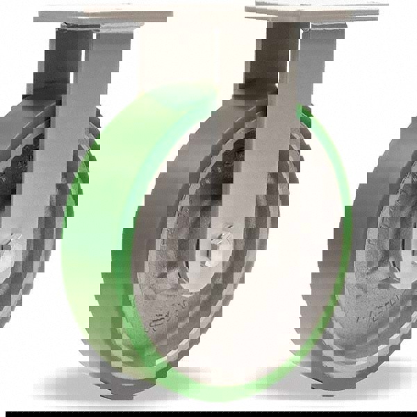 Rigid Top Plate Caster: Polyurethane, 10